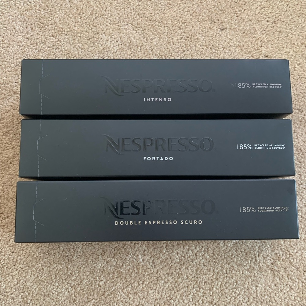 NEW never opened Nespresso Vertuo capsules pods